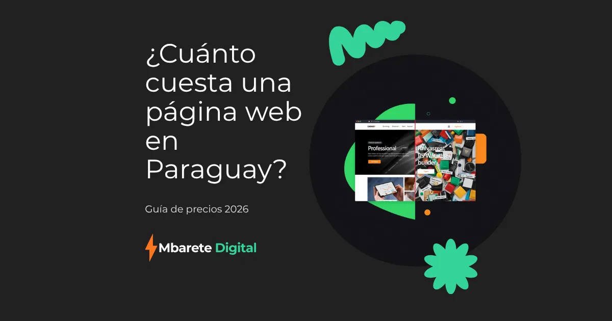 ¿Cuánto cuesta una página web en Paraguay? Guía de precios 2026