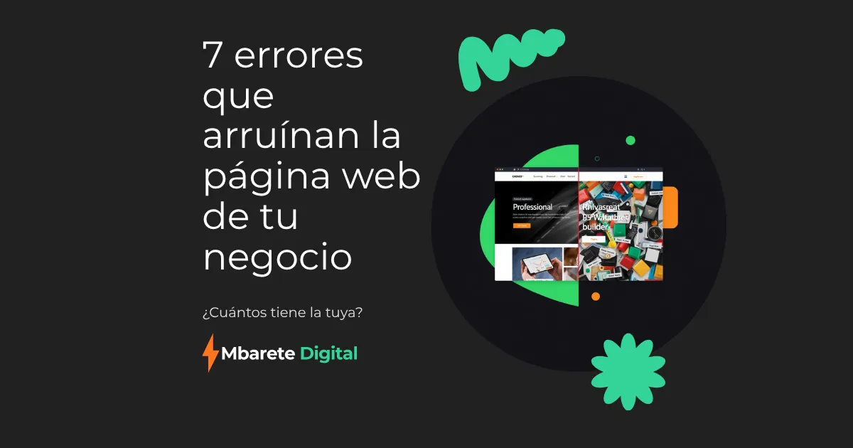 7 errores que arruinan la página web de tu negocio en Paraguay