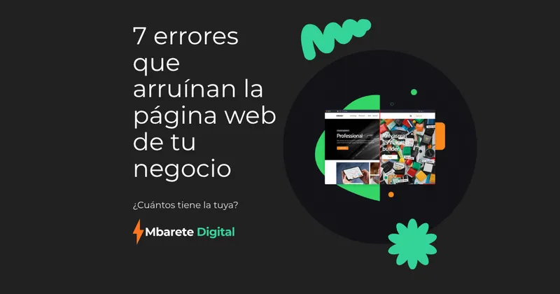 7 errores que arruinan la página web de tu negocio en Paraguay