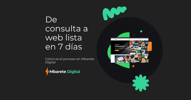 De consulta a web lista en 7 días: cómo es el proceso en Mbarete Digital