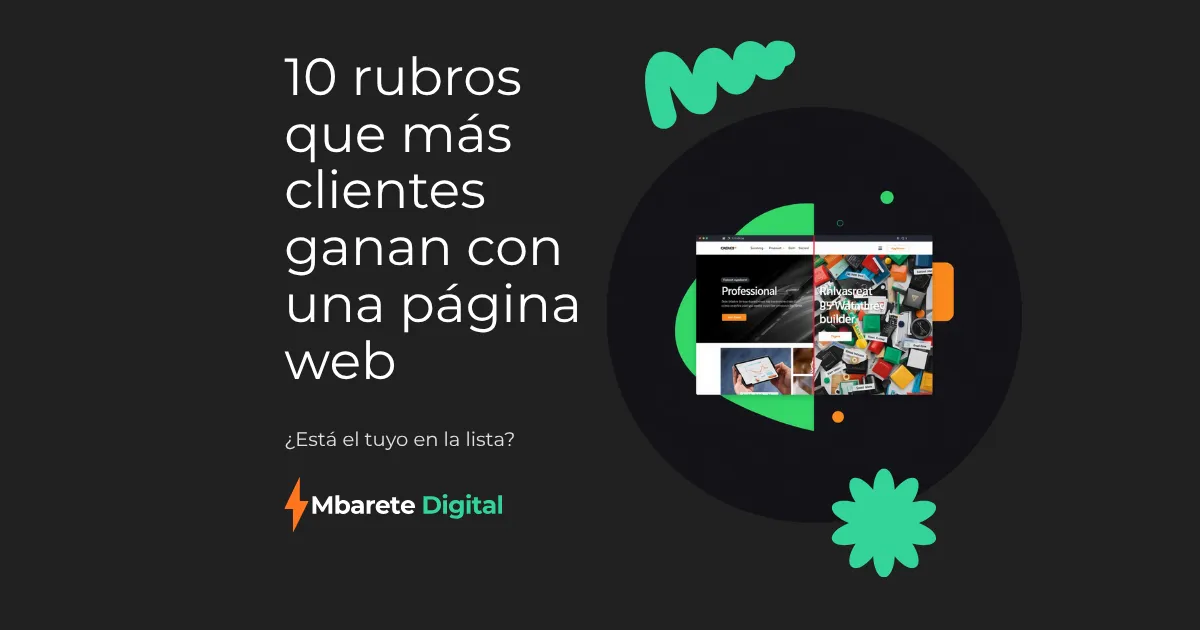 10 rubros en Paraguay que más clientes ganan con una página web